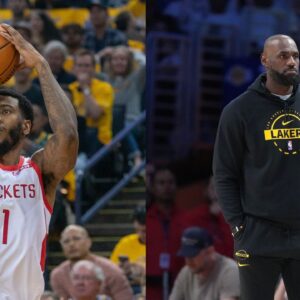 Iman Shumpert (L), LeBron James (R)