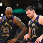 LeBron James and Luka Doncic