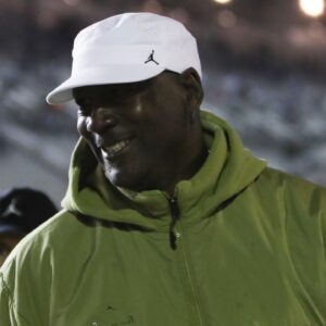 Michael Jordan at EchoPark Speedway