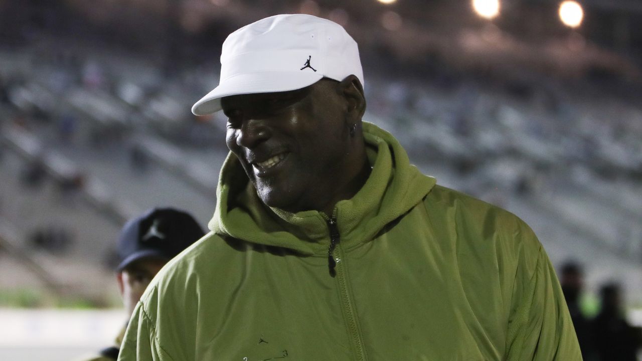 Michael Jordan at EchoPark Speedway