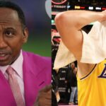 Stephen A. Smith (L), Luka Doncic (R)