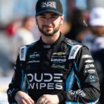 Feb 14, 2026; Daytona Beach, Florida, USA; NASCAR O’Reilly Auto Parts Series driver Anthony Alfredo (96) during qualifying for the United Rentals 300 at Daytona International Speedway.