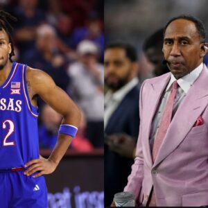 Darryn Peterson (L), Stephen A. Smith (R)