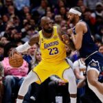 LeBron James and Zeke Nnaji