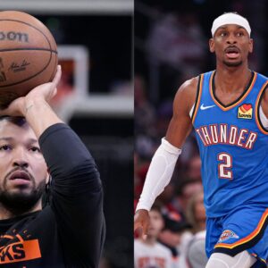 Jalen Brunson (L) and Shai Gilgeous-Alexander (R)