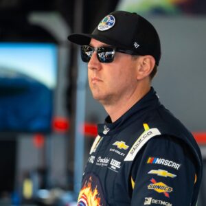 Feb 13, 2026; Daytona Beach, Florida, USA; NASCAR Cup Series driver Kyle Busch (8) during practice for the Daytona 500 at Daytona International Speedway