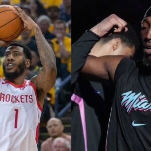 Iman Shumpert (L), Bam Adebayo (R)