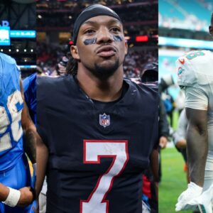 Jahmyr Gibbs, Bijan Robinson, De'Von Achane