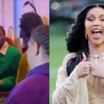 Stefon Diggs and Cardi B