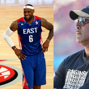 Kobe Bryant and LeBron James, Michael Jordan