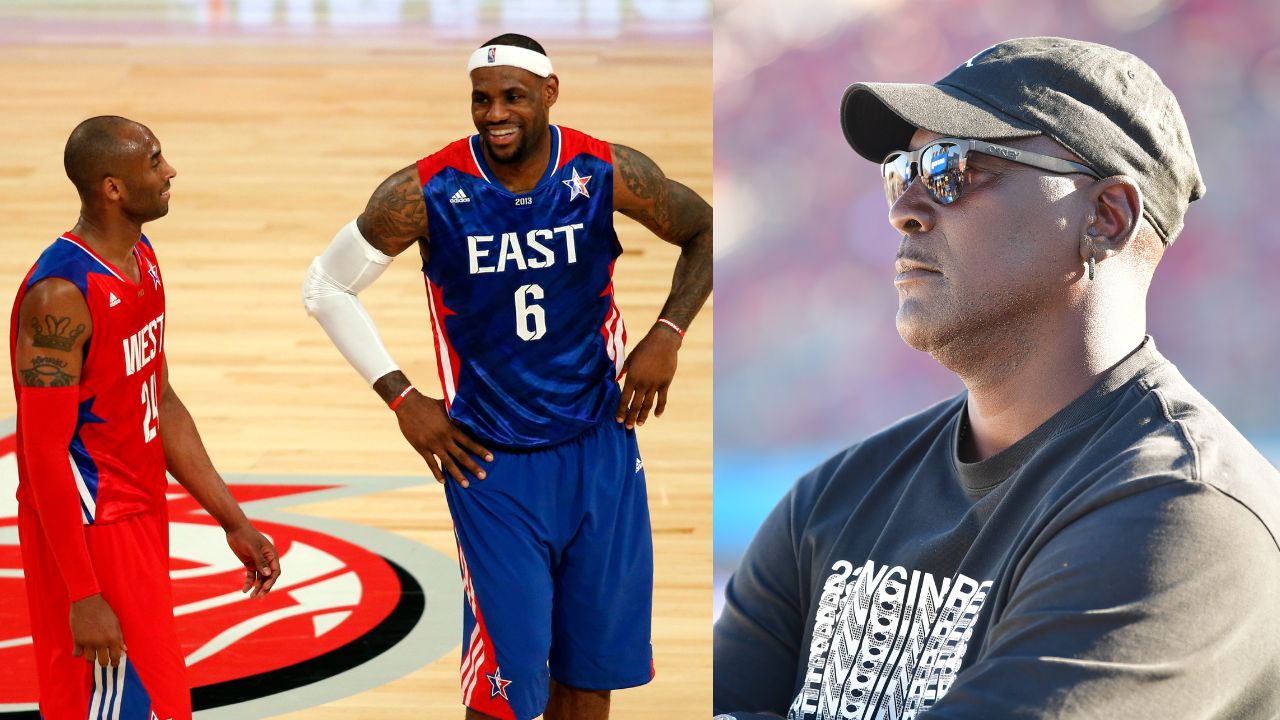 Kobe Bryant and LeBron James, Michael Jordan