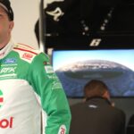 DAYTONA BEACH, FL - FEBRUARY 13: Brad Keselowski ( 6 RFK Racing Castrol Ford) talks with his crew prior to practice for the NASCAR, Motorsport, USA Cup Series Daytona 500 on February 13, 2026 at Daytona International Speedway in Daytona Beach,FL.