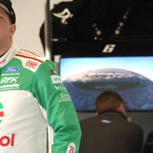 DAYTONA BEACH, FL - FEBRUARY 13: Brad Keselowski ( 6 RFK Racing Castrol Ford) talks with his crew prior to practice for the NASCAR, Motorsport, USA Cup Series Daytona 500 on February 13, 2026 at Daytona International Speedway in Daytona Beach,FL.