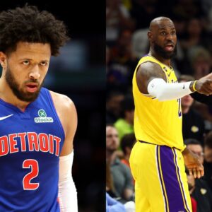 Cade Cunningham(L) and LeBron James(R)