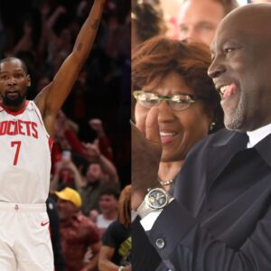 Kevin Durant (L), Michael Jordan (R)