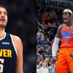 Nikola Jokic(L) and Lu Dort(R)