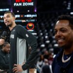 (L) Victor Wembanyama (R) Paul Pierce