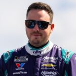 Feb 15, 2026; Daytona Beach, Florida, USA; NASCAR Cup Series driver Alex Bowman (48) during the 68th running of the Daytona 500 at Daytona International Speedway