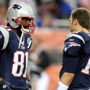 Randy Moss and Tom Brady