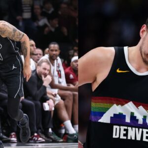 Michael Porter Jr. (L), Nikola Jokic (R)