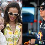 Samantha Busch and Lennix (L) and Kyle Busch (R)