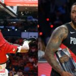 Bam Adebayo(L) and Damian Lillard(R)