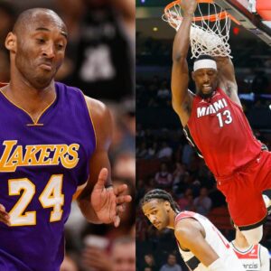 Kobe Bryant(L) and Bam Adebayo(R)