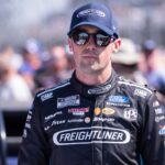 Mar 22, 2026; Darlington, South Carolina, USA; Team Penske Austin Cindric (2) comes out for the Goodyear 400 at Darlington Raceway.