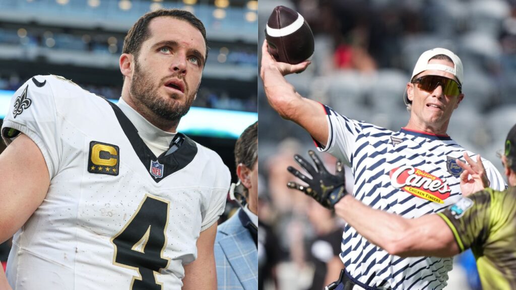 Derek Carr, Tom Brady