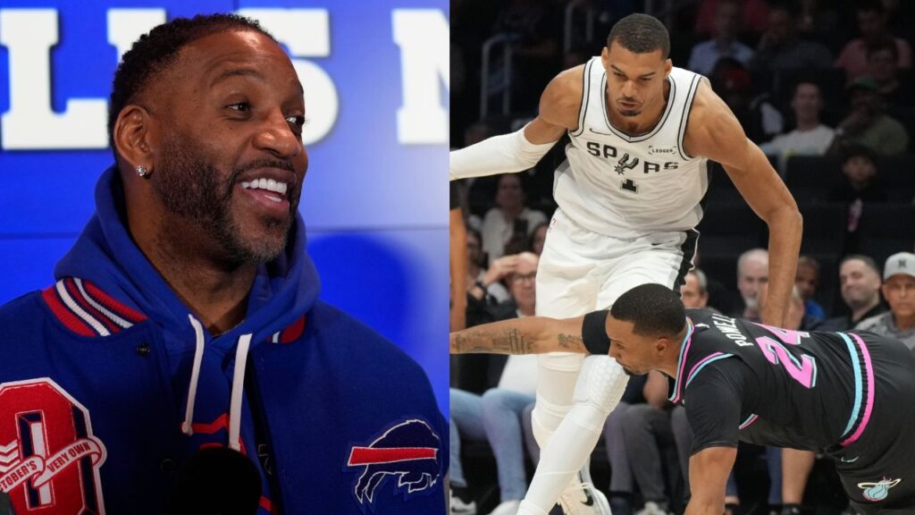 Tracy McGrady (L), Victor Wembanyama (R)