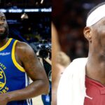 Draymond Green (L), Bam Adebayo (R)