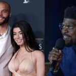 Dak Prescott and Sarah Jane Ramos (left) and Emmanuel Acho (right)