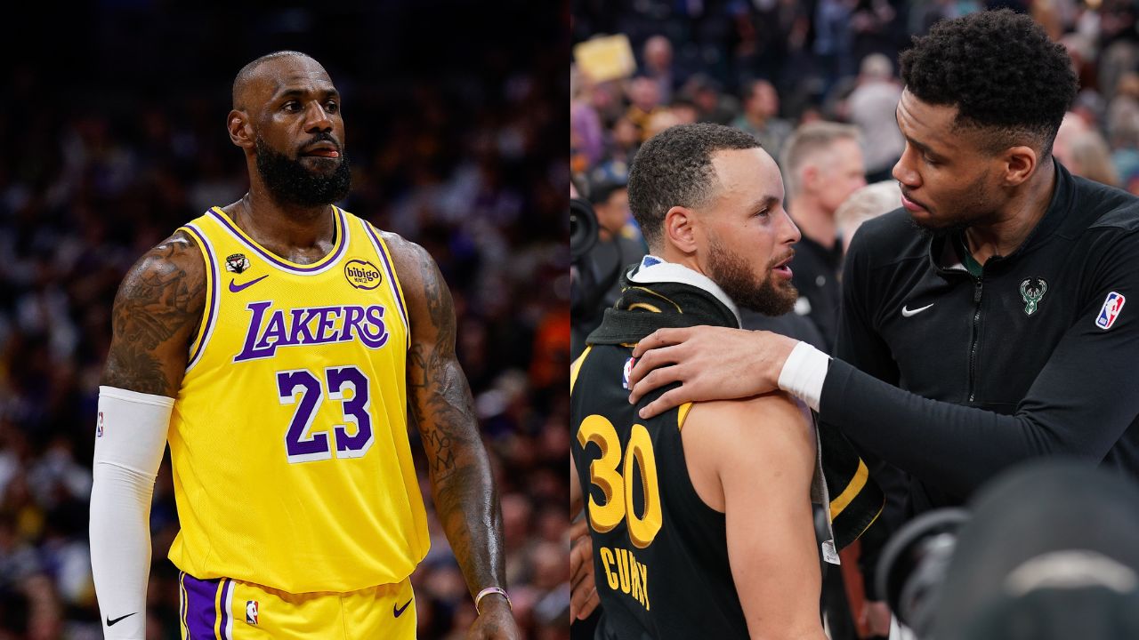 LeBron, Stephen Curry, and Giannis.