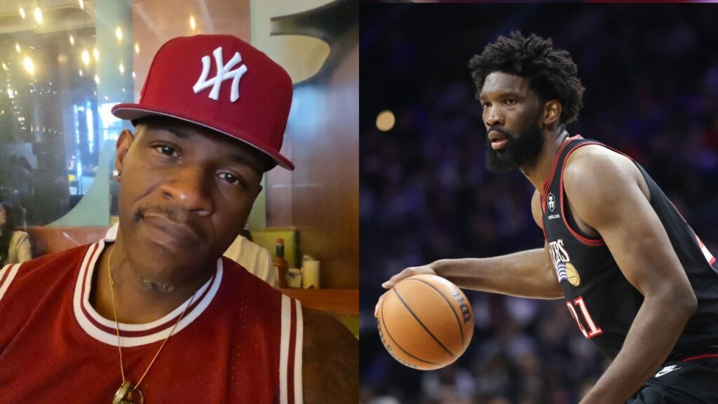 Rashad McCants (L), Joel Embiid (R)