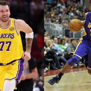 Luka Doncic (L), Kobe Bryant (R)
