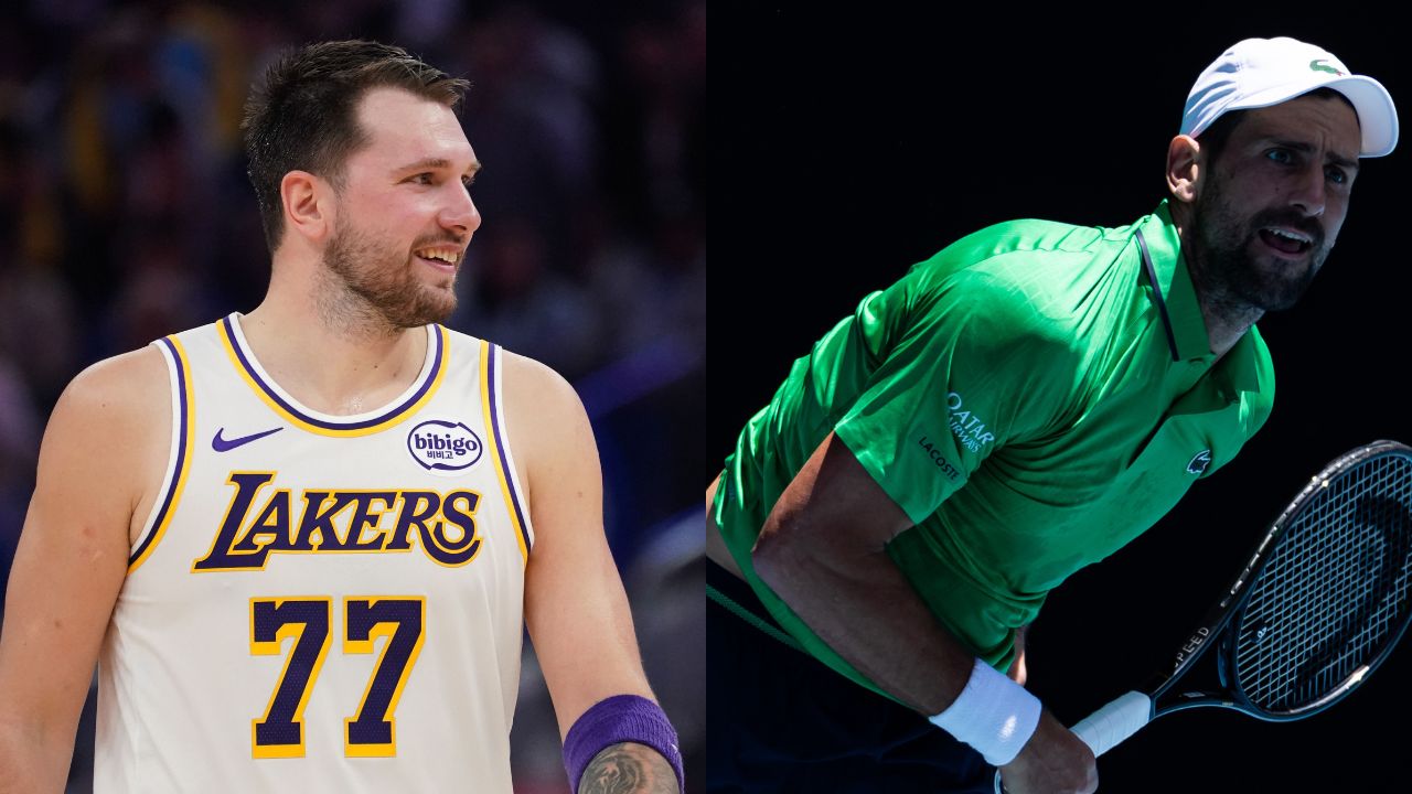 Luka Doncic and Novak Djokovic