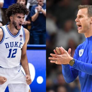 Cam Boozer (L) and Jon Scheyer (R)
