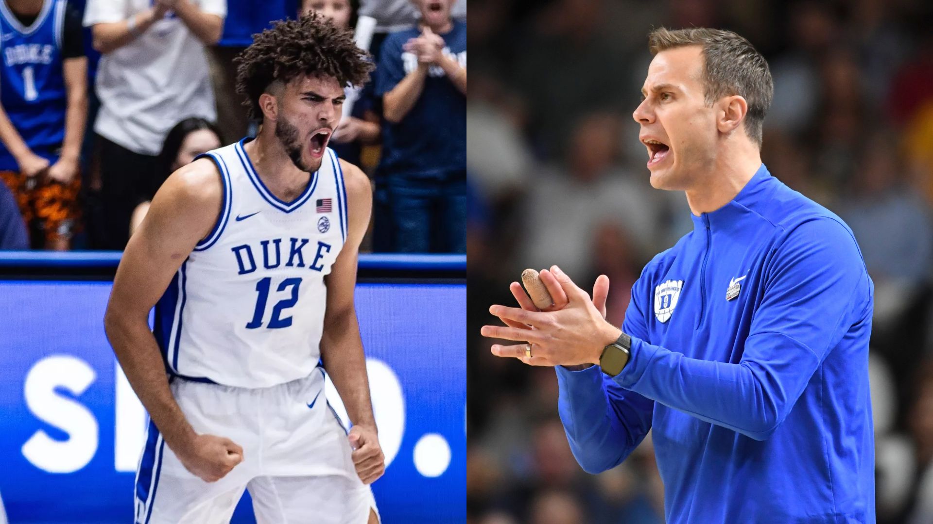 Cam Boozer (L) and Jon Scheyer (R)
