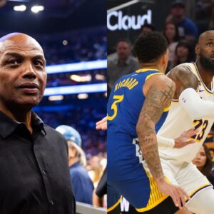 Charles Barkley(L) and LeBron James(R)