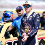 Mar 14, 2026; Las Vegas, Nevada, USA; Trackhouse Racing driver Connor Zilisch (88) during qualifying at Las Vegas Motor Speedway