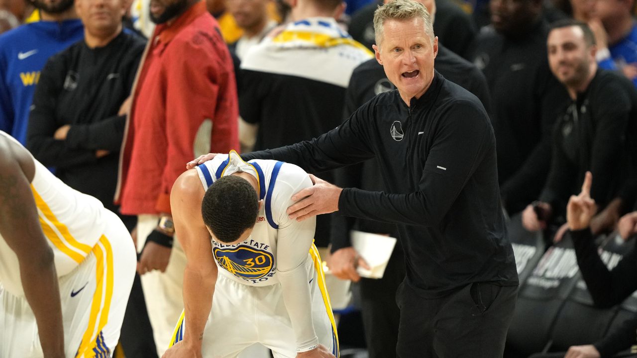 Steph Curry and Steve Kerr