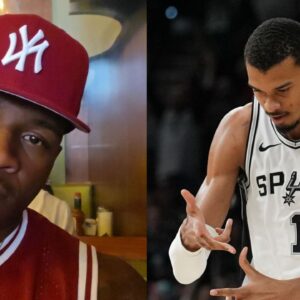 Rashad McCants (L), Victor Wembanyama (R)