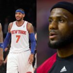 Iman Shumpert and Carmelo Anthony, LeBron James
