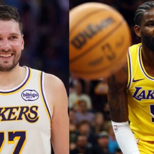 Luka Doncic (L), Deandre Ayton (R)