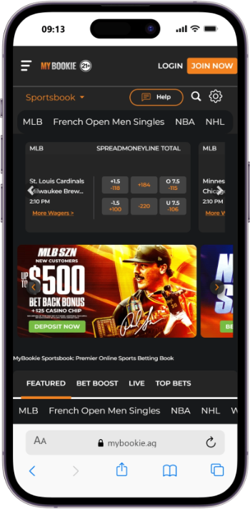 mybookie betting homepage