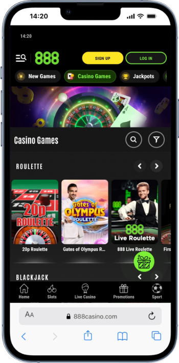 888Casino - best fast withdrawal casino in the UK