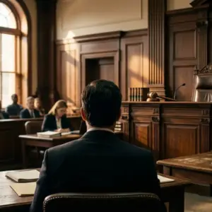 Dallas County courtroom where Rashee Rice probation violation hearing took place