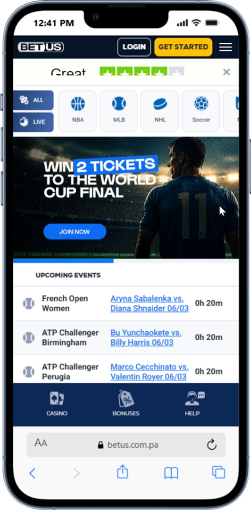 BetUS - top Colorado betting app for multi deposit bonuses